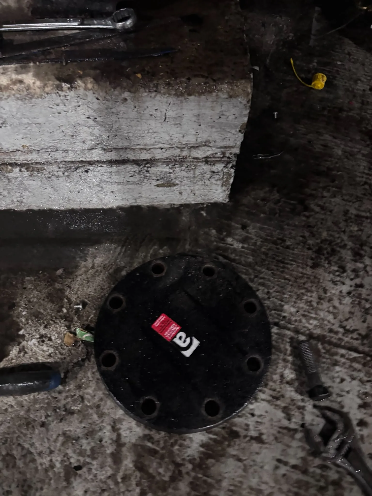 Artex scraping from a concrete ceiling during Hammersmith refurbishment
